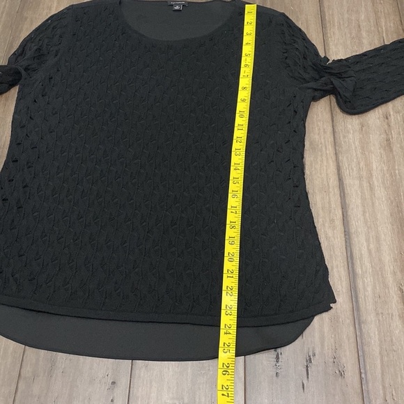 5 for $25 Ann Taylor black‎ top - Picture 4 of 7